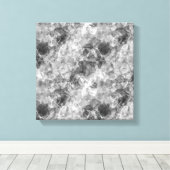 Houtskool Verkreukelde Textuur Canvas Afdruk (Insitu (Houten vloer))