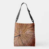 houtsnede crossbody tas (Achterkant)