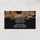 houtsnede visitekaartje (Achterkant)