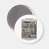 Houtsnede voor de voortbeweging van de waterschroe magneet (Voorkant / Achterkant)