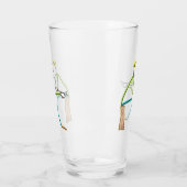 Houtsneejden Mannetje Glas (Links)