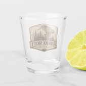 Houtsnip shot glas (Achterkant)