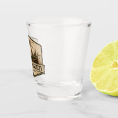 Houtsnip shot glas (Rechts)