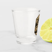 Houtsnip shot glas (Links)