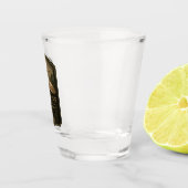 Houtsnip shot glas (Rechts)