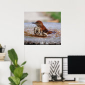 Houtspruw Poster (Thuiskantoor)