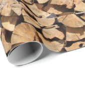 Houtstapel Cadeaupapier (Rol Hoek)