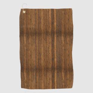 Houtstructuur Golfhanddoek