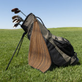 Houtstructuur Golfhanddoek (Groen)