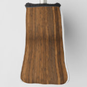 Houtstructuur Golfheadcover (Draai 90)