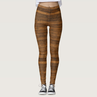 Houtstructuur Leggings