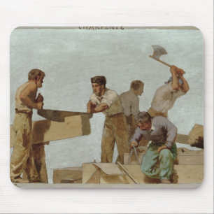 Houtstructuur Muismat