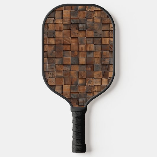 houttextuur pickleball paddle (Voorkant)