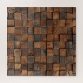 houttextuurpuzzel legpuzzel (Horizontaal)