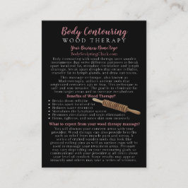 Houttherapie Lichaamsgehalte FAQ-informatie Visitekaartje