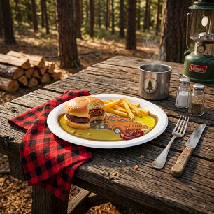 Houttransporttruck Houtvervoer Vrachtauto Papieren Bordje