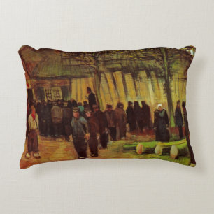 Houtverkoop door Vincent van Gogh Accent Kussen