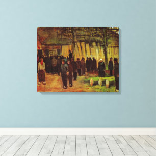 Houtverkoop door Vincent van Gogh Canvas Afdruk