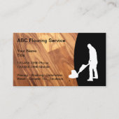 Houtvloerthema Visitekaartje (Voorkant)