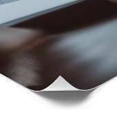 Houtvuur in een open haard. perfect poster (Hoek)