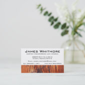 Houtwerk Visitekaartje (Staand voorkant)