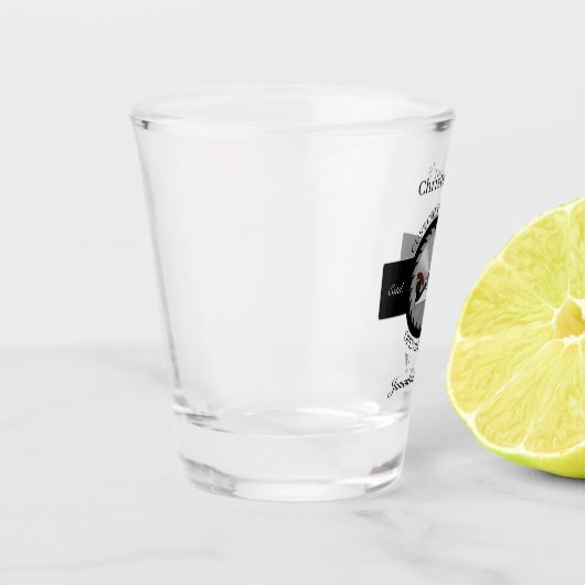 Houtwerk Zaagblad Vliegtuig Drinkware Shot Glas (Links)