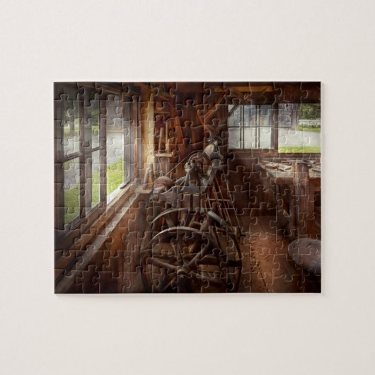 Houtwerker - De kunst van het lachen Legpuzzel (Horizontaal)