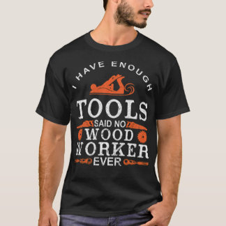 Houtwerker gebakken grappige timmerman t-shirt