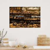 Houtwerker - Planes & Augers Poster (Keuken)