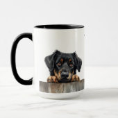 Hovawart Chien Mug (Gauche)