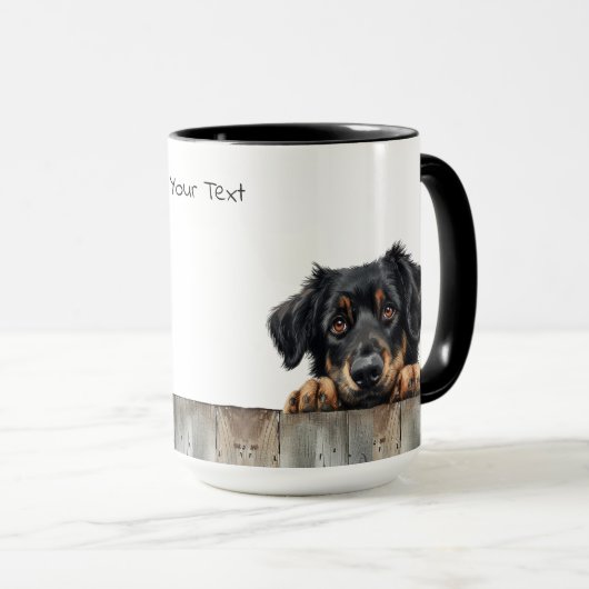 Hovawart Chien Mug (Devant droit)