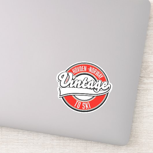 hovden noorwegen logo sticker (Detail)