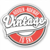 hovden noorwegen logo sticker (Voorkant)