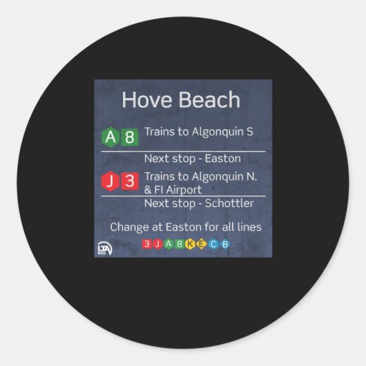 Hove Beach - Liberty City Subway - GTA IV Sticker (Voorkant)