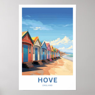Hove England Reisprint Poster