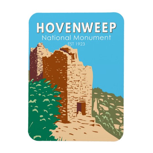 Hovenweep National Monument Magneet (Verticaal)
