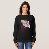 Hover Squad  Cool Peach Pink Gyro Hoverboard Trui (Voorkant volledig)