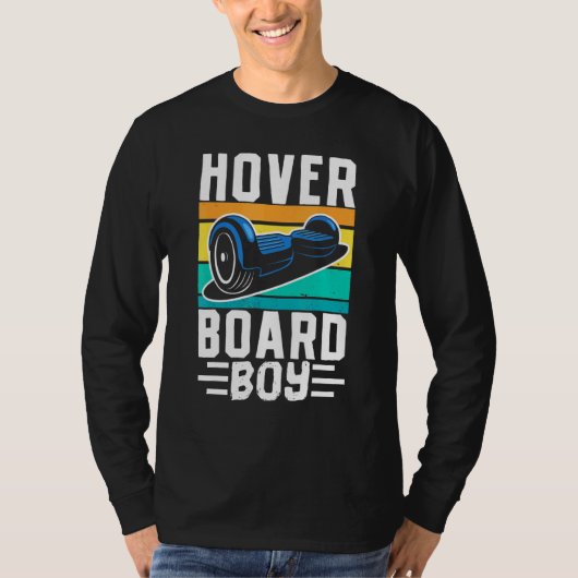 Hoverboard Boy One Wheel Electrict Float Skateboar T-shirt (Voorkant)
