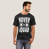 Hoverboord vierkant Hoverboard Retro Hover S T-shirt (Voorkant volledig)