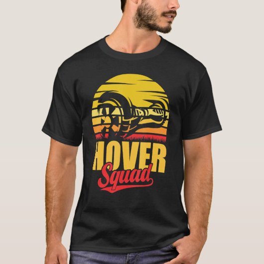 Hoverboord vierkant Hoverboard Retro Hover S T-shirt (Voorkant)
