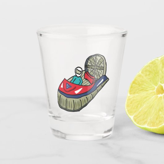 Hovercraft Shot Glas (Voorkant)