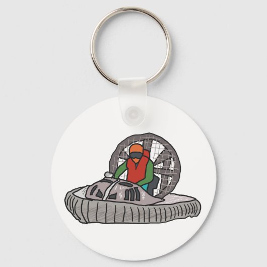 Hovercraft Sleutelhanger (Voorkant)