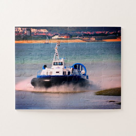 Hovercraft transport legpuzzel (Horizontaal)