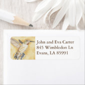 Hovering Hummingbird return address label (Insitu)