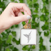 Hovering Hummingbird Sketch Sleutelhanger (Hand)