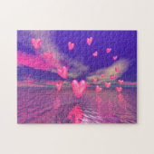 Hovering Valentijn Hearts Legpuzzel (Horizontaal)