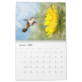 Hovering van levende vogels 2015 kalender (Jan 2026)