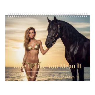 Hoves Hot & Bikini Moves - Calendrier Cheval Sexy