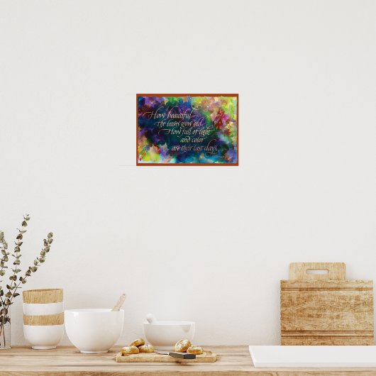 How Beautiful the Feuille, Imprimer, Poster 17"x12 (Cuisine)