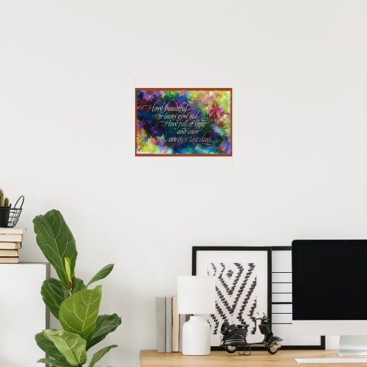 How Beautiful the Feuille, Imprimer, Poster 17"x12 (Bureau à domicile)